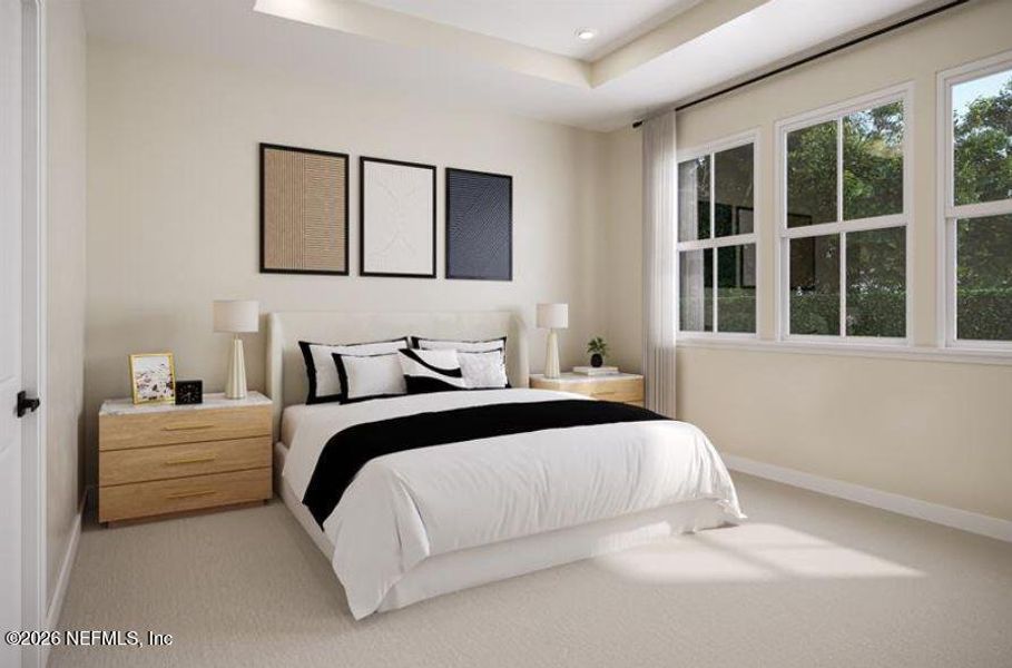 Furnished interior view inside a new home in Seminole Palms Single-Family Homes, Palm Coast (Image 7). Furnished interior view inside a new home in Seminole Palms Single-Family Homes, Palm Coast (Image 7).