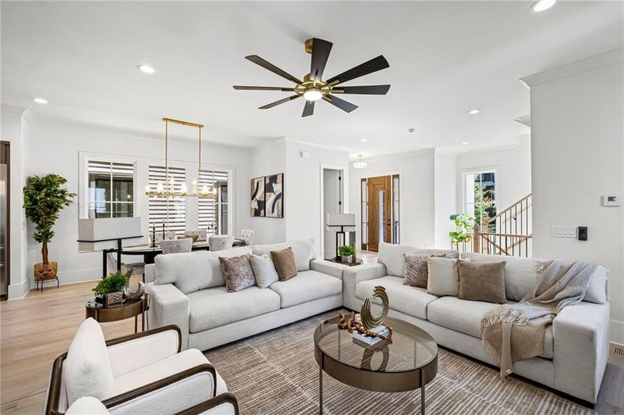 Furnished interior view inside a new home in , Alpharetta (Image 4).