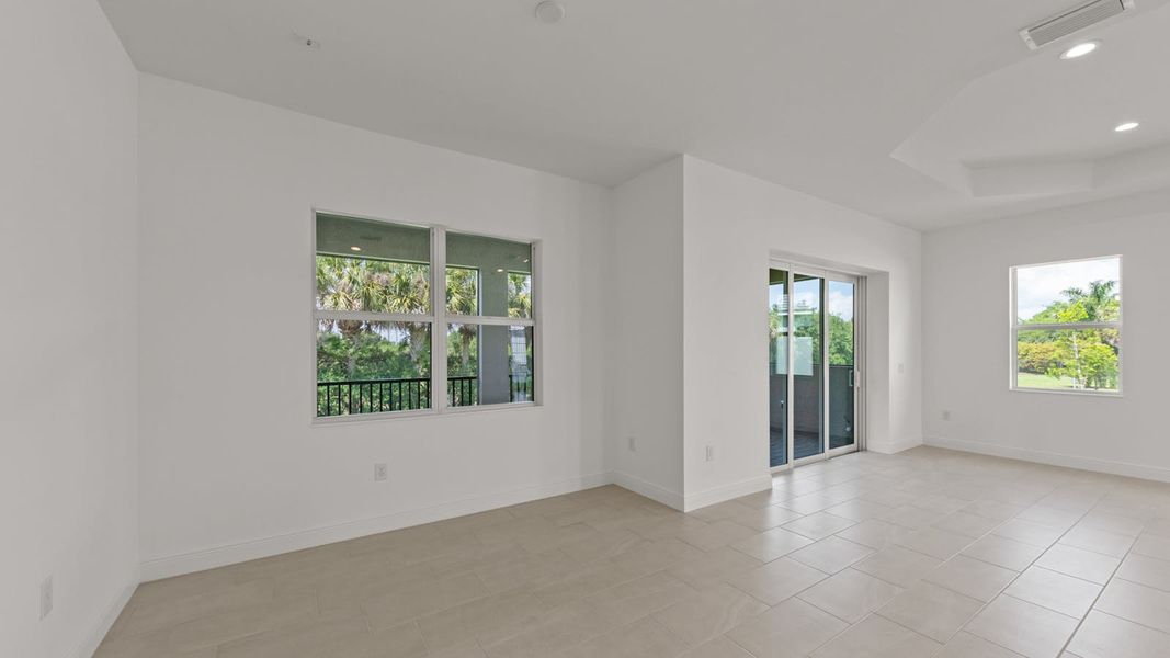 Spacious, unfurnished interior of a new home in Verandah Real Estate and Homes for Sale in Fort Myers, FL - Neal Communities, Fort Myers (Image 16).