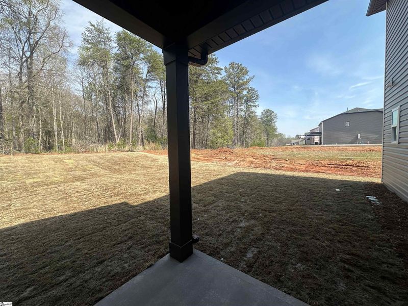 Exterior details and patio area of a home in Shiloh Trail, Wellford (Image 4).