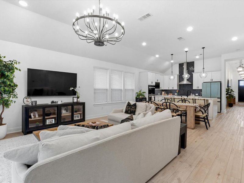 Furnished interior view inside a new home in Ellerden, Tomball (Image 7).