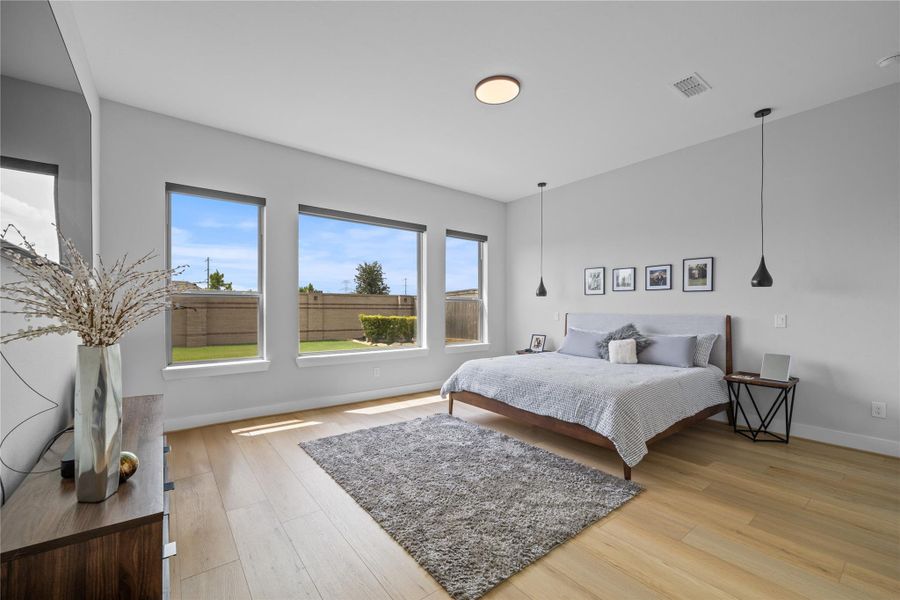 Furnished interior view inside a new home in , Cypress (Image 32).