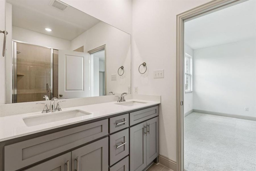 Furnished interior view inside a new home in AnaCapri, Anna (Image 9).