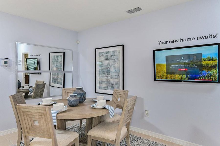 Furnished interior view inside a new home in Waterstone, Groveland (Image 15). Furnished interior view inside a new home in Waterstone, Groveland (Image 15).