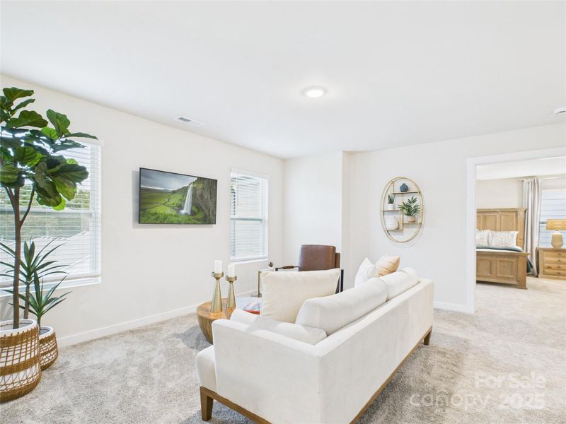 View of Loft leading to Primary Bedroom View of Loft leading to Primary Bedroom