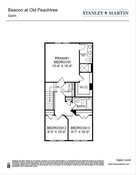 2D floor plan layout of this home in The Beacon at Old Peachtree Townhomes, Lawrenceville, GA (Image 4). 2D floor plan layout of this home in The Beacon at Old Peachtree Townhomes, Lawrenceville, GA (Image 4).