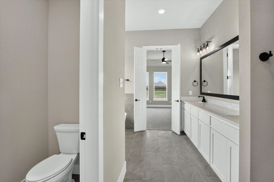 Furnished interior view inside a new home in Coyote Crossing, Godley (Image 13).