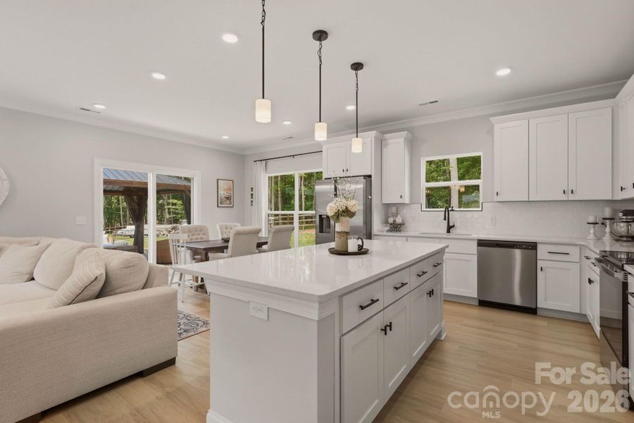 Furnished interior view inside a new home in , Troutman (Image 7).