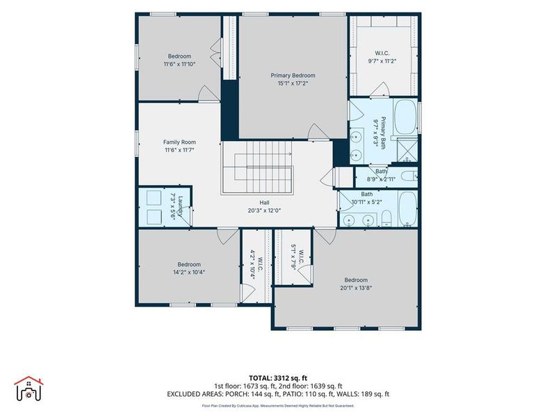 2D floor plan layout of this home in , McDonough, GA (Image 6).