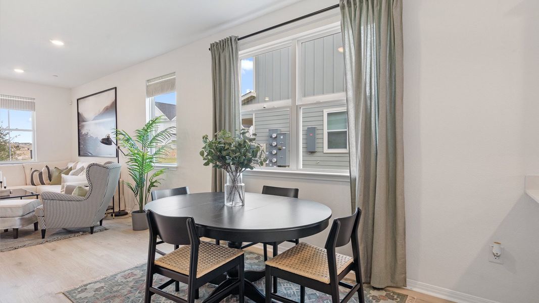 Furnished interior view inside a new home in Avery Centre, Round Rock (Image 12).
