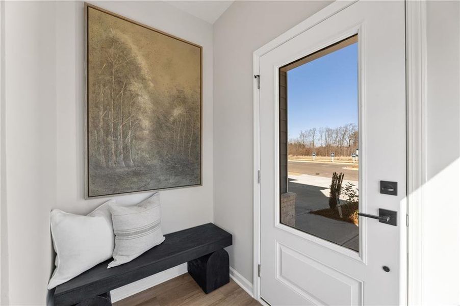 Furnished interior view inside a new home in The Bluffs, Canton (Image 31).