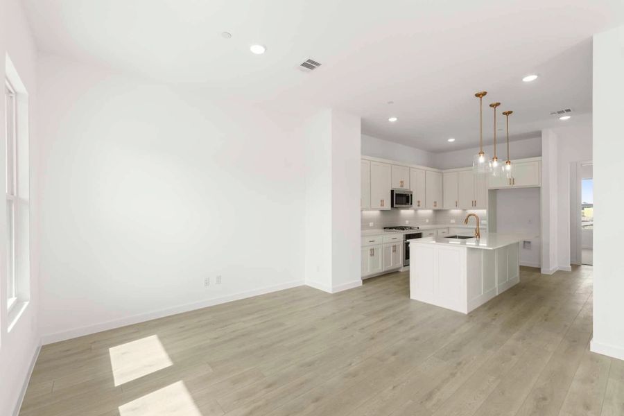 Open Kitchen-Living Room