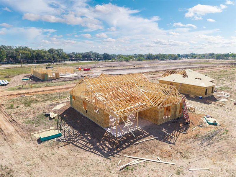 In-progress construction of a new home in , Early, TX (Image 18).