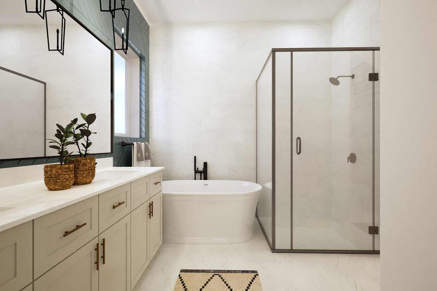 The Zinnia - Optional Freestanding Tub with Shower The Zinnia - Optional Freestanding Tub with Shower