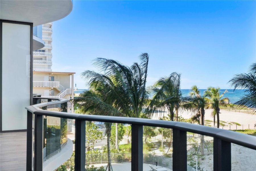 Open beach views Open beach views