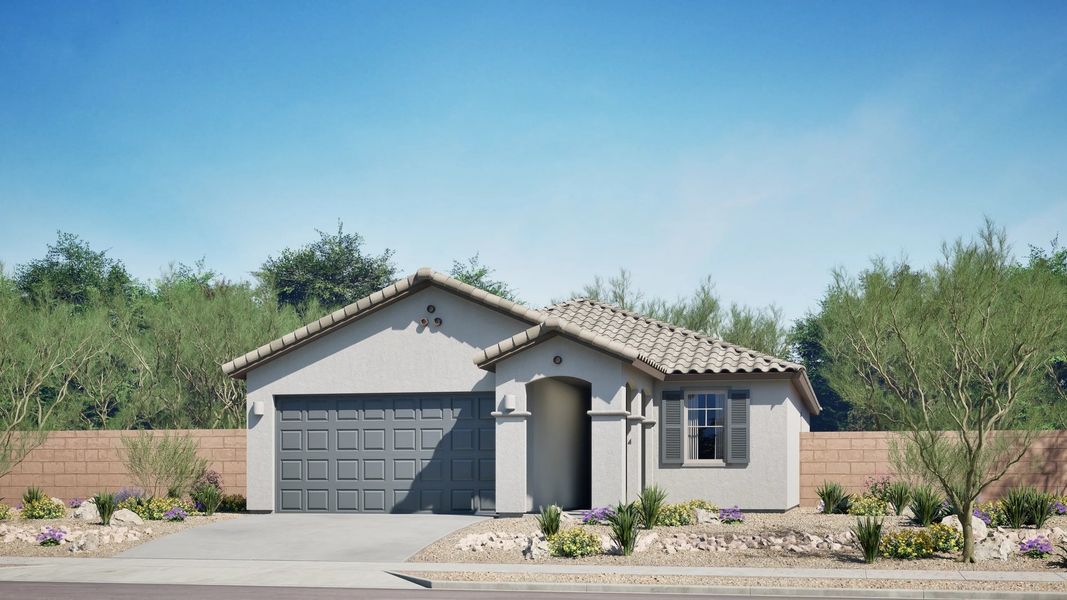 Home exterior render streetview Home exterior render streetview