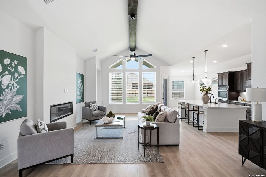 Furnished interior view inside a new home in Alsatian Oaks, Castroville (Image 30). Furnished interior view inside a new home in Alsatian Oaks, Castroville (Image 30).