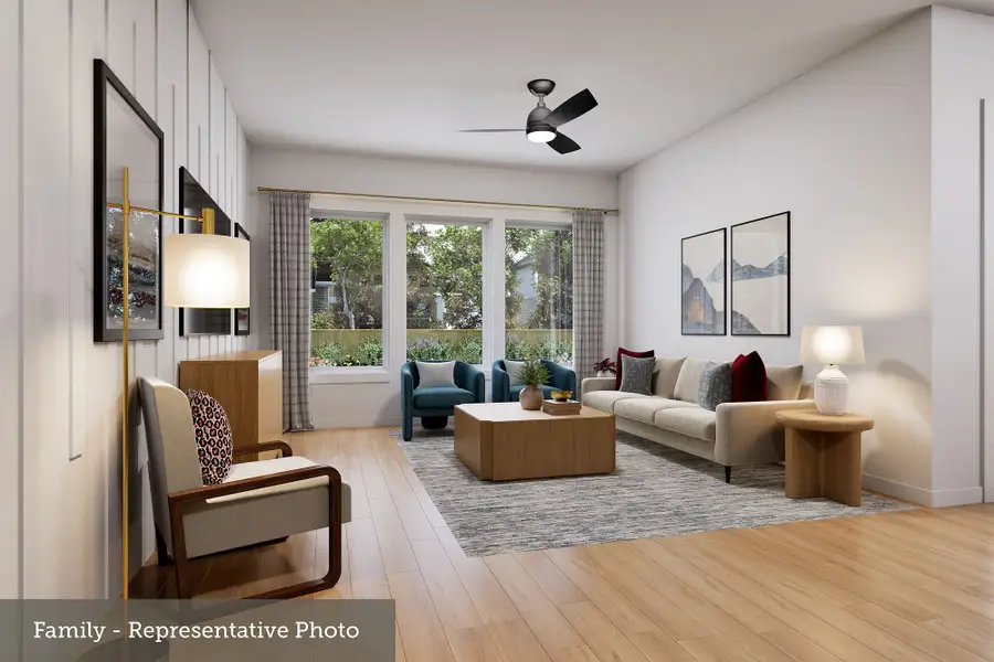 the Lantana - Family Room
