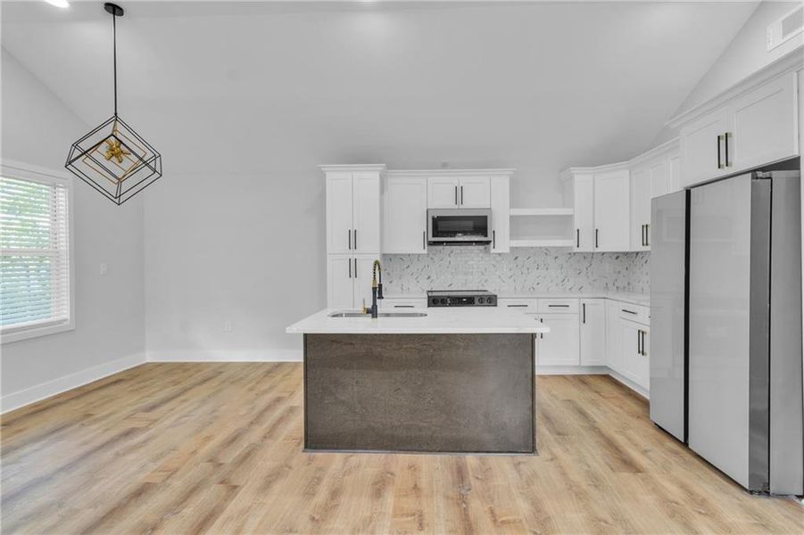 Furnished interior view inside a new home in , Atlanta (Image 8).