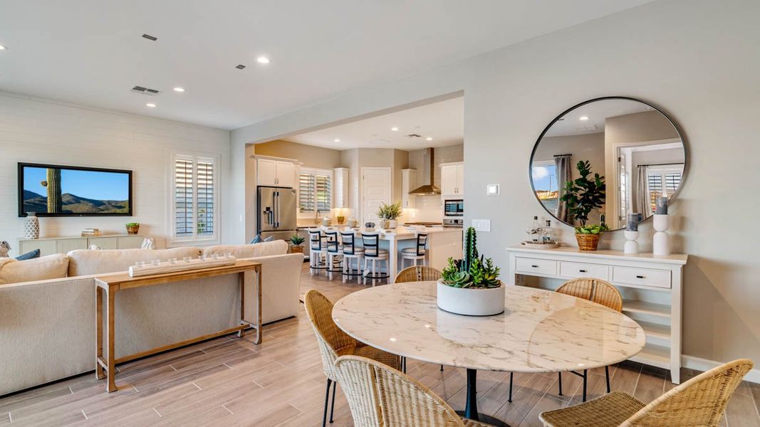 Furnished interior view inside a new home in The Ridge at Stone Butte, Phoenix (Image 8).