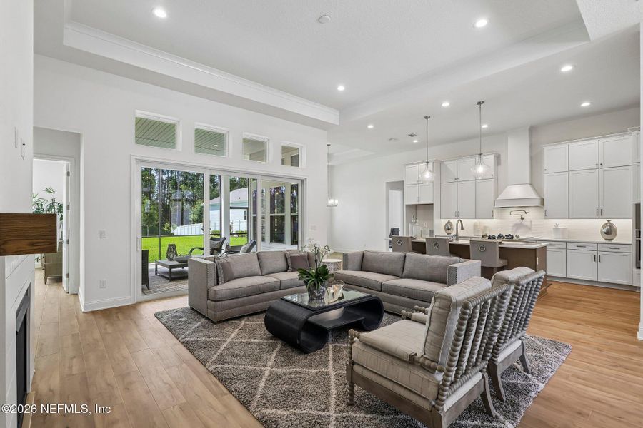 Furnished interior view inside a new home in SilverLeaf, St. Augustine (Image 6).