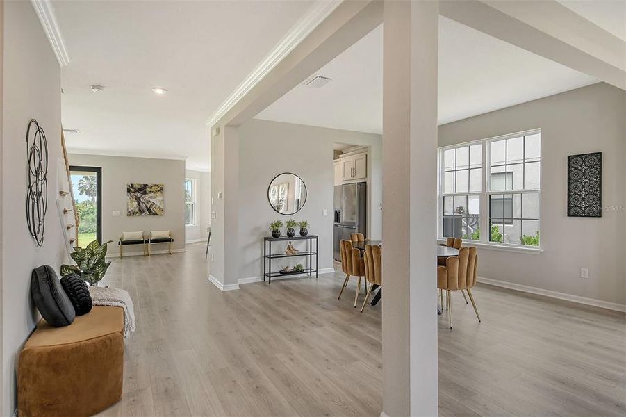 Furnished interior view inside a new home in , Nokomis (Image 44).