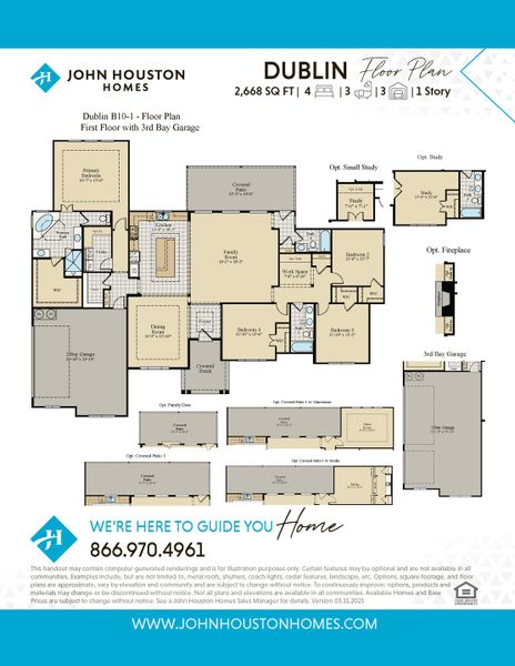2D floor plan layout for the Dublin by John Houston Homes in Levante - 1 Acre Lots, Waxahachie, TX (Image 3). 2D floor plan layout for the Dublin by John Houston Homes in Levante - 1 Acre Lots, Waxahachie, TX (Image 3).