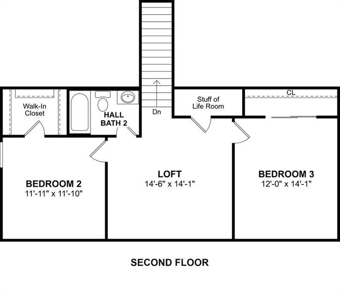 The Sweet Pea floor plan by K. Hovnanian Homes. 2nd Floor shown. *Prices, plans, dimensions, features, specifications, materials, and availability of homes or communities are subject to change without notice or obligation.