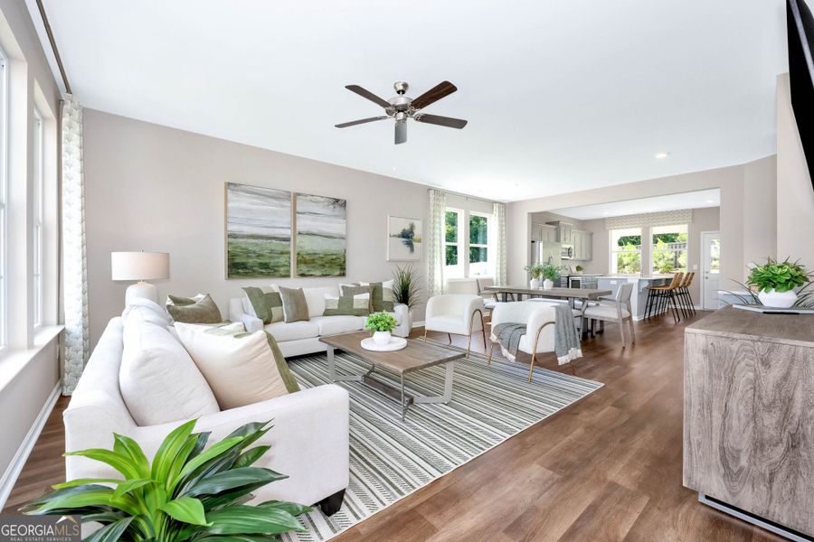 Furnished interior view inside a new home in Ivy Glen, Perry (Image 4).
