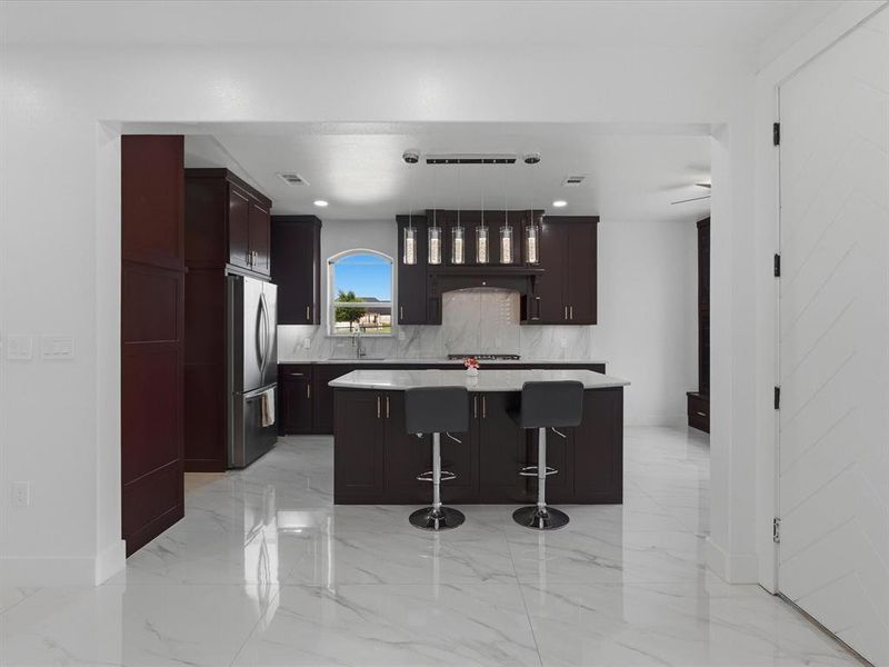 Furnished interior view inside a new home in , Krum (Image 12).