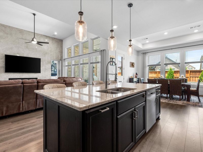 Furnished interior view inside a new home in , Spring (Image 8).