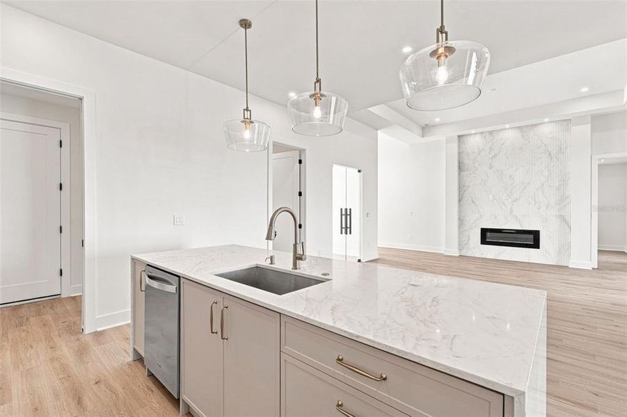 Furnished interior view inside a new home in , Placida (Image 15).