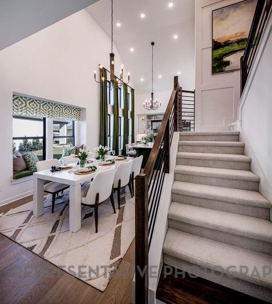 Furnished interior view inside a new home in Santa Rita Ranch: 40-45ft. lots, Liberty Hill (Image 20).