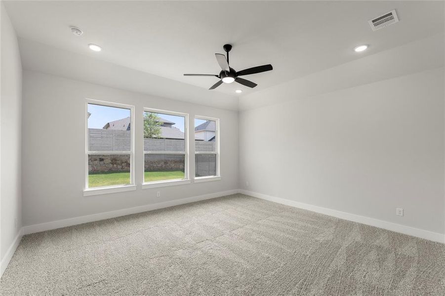 Spacious, unfurnished interior of a new home in Inspiration Collection 60 at Painted Tree, McKinney (Image 15). Spacious, unfurnished interior of a new home in Inspiration Collection 60 at Painted Tree, McKinney (Image 15).