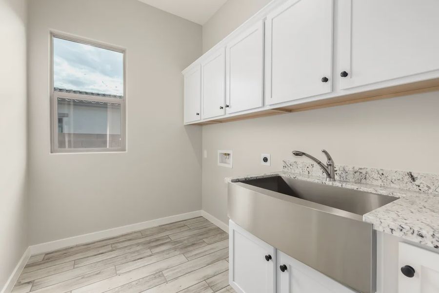 Furnished interior view inside a new home in Valencia at Granite Vista, Waddell (Image 14).