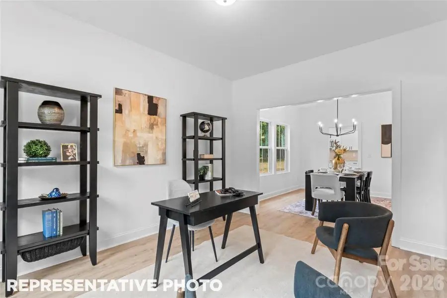 Furnished interior view inside a new home in , Kannapolis (Image 4).