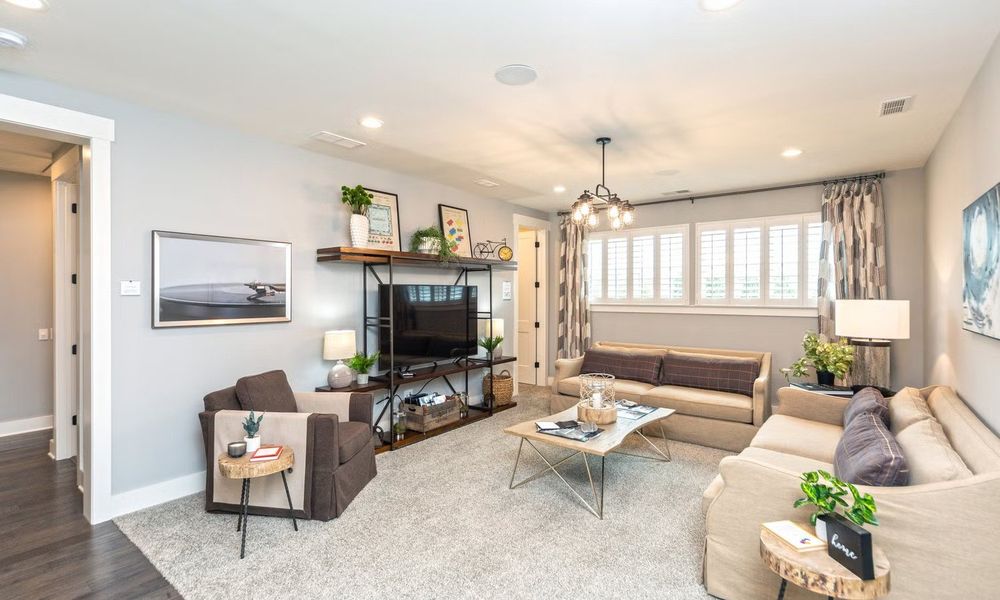 Representative furnished interior of a home built from the Monterey by Classica Homes in McLean - South Shore, Clover (Image 9). Representative furnished interior of a home built from the Monterey by Classica Homes in McLean - South Shore, Clover (Image 9).