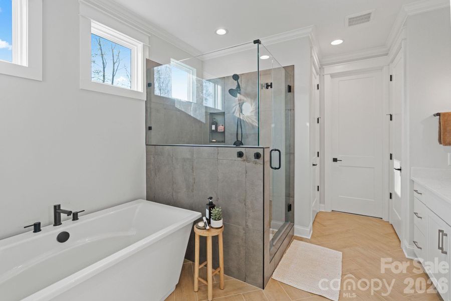 Furnished interior view inside a new home in Amara Chase, Huntersville (Image 43).
