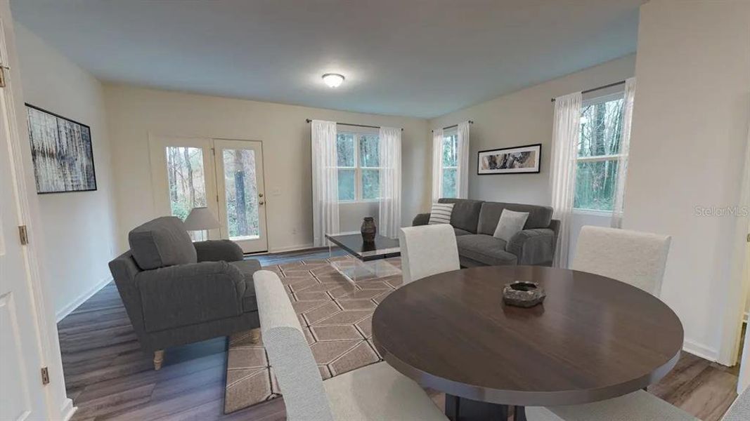 Furnished interior view inside a new home in , Dade City (Image 9).