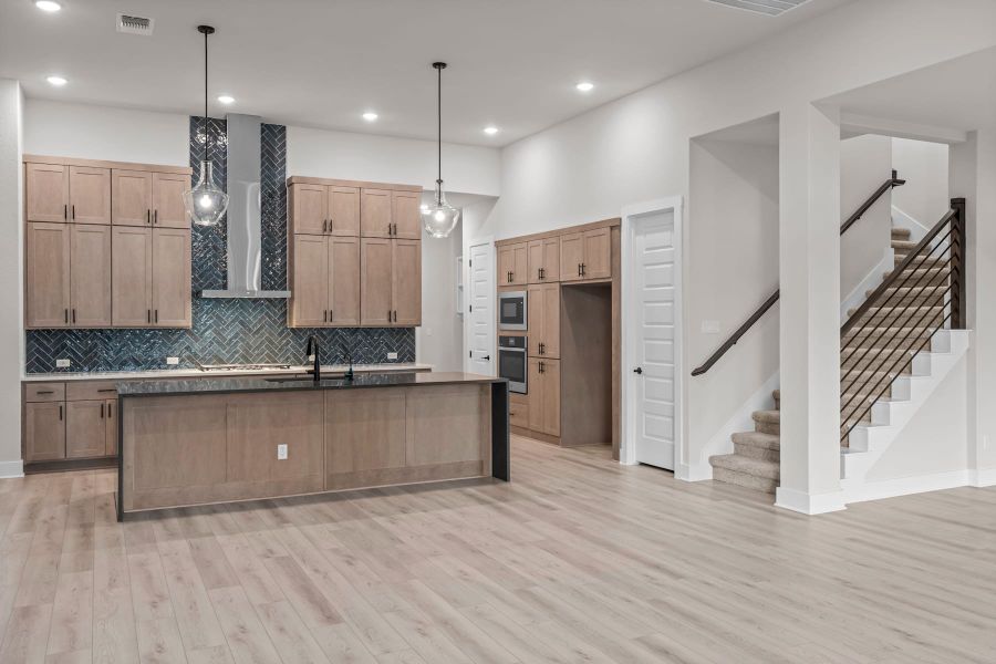 Furnished interior view inside a new home in Lariat, Liberty Hill (Image 17).