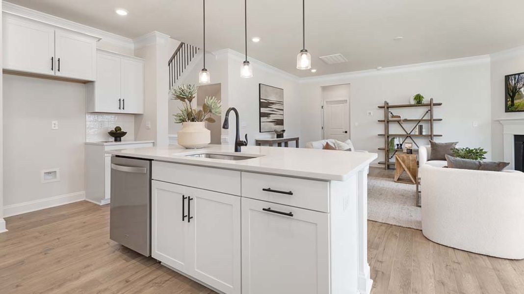 Furnished interior view inside a new home in Sylvan Creek, Denver (Image 5).