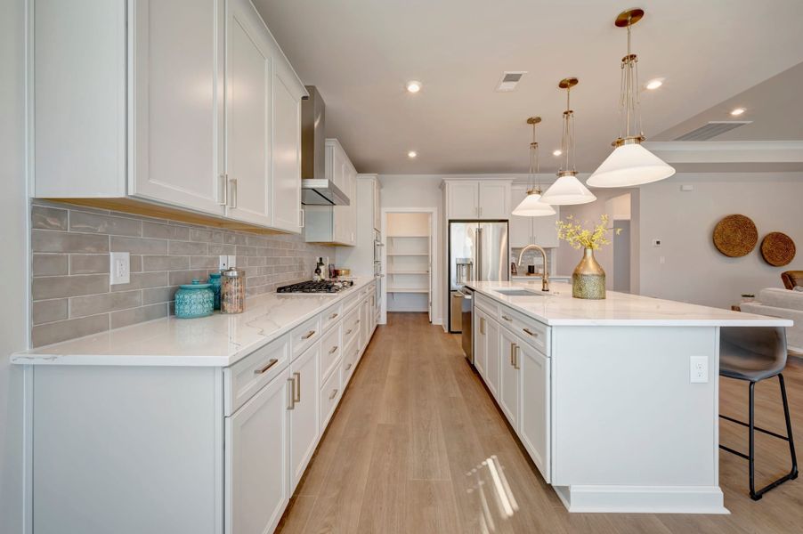 Representative furnished interior of a home built from the Aspen Creek by Tri Pointe Homes in Altis At Serenity | A 55+ Community, Fuquay Varina (Image 9).