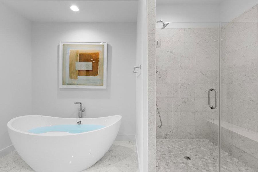 Furnished interior view inside a new home in , Austin (Image 18).