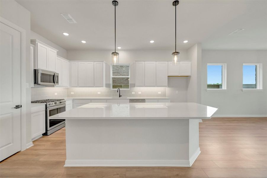 Furnished interior view inside a new home in , League City (Image 8).