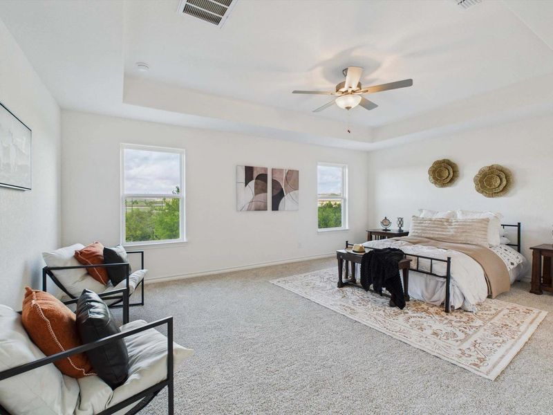 Representative furnished interior of a home built from the The Danbury I by Davidson Homes LLC in The Reserve at Potranco Oaks, Castroville (Image 8). Representative furnished interior of a home built from the The Danbury I by Davidson Homes LLC in The Reserve at Potranco Oaks, Castroville (Image 8).