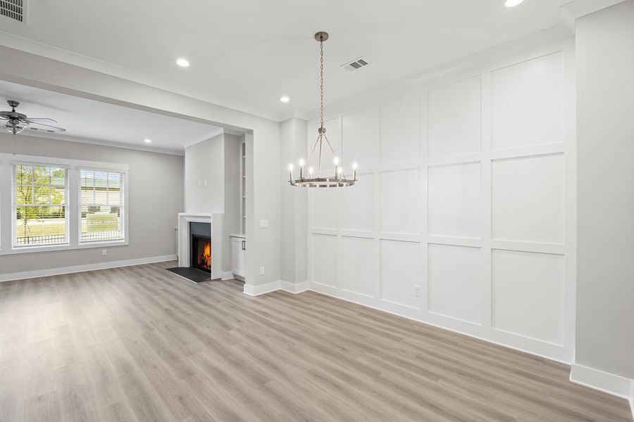 Representative unfurnished interior of a home built from the The Kensington by JW Collection in Devin's Shire, Kennesaw (Image 18).