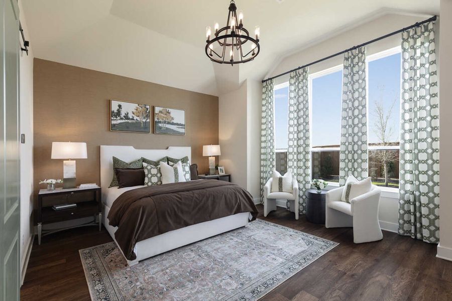 Representative Primary Bedroom - some options shown