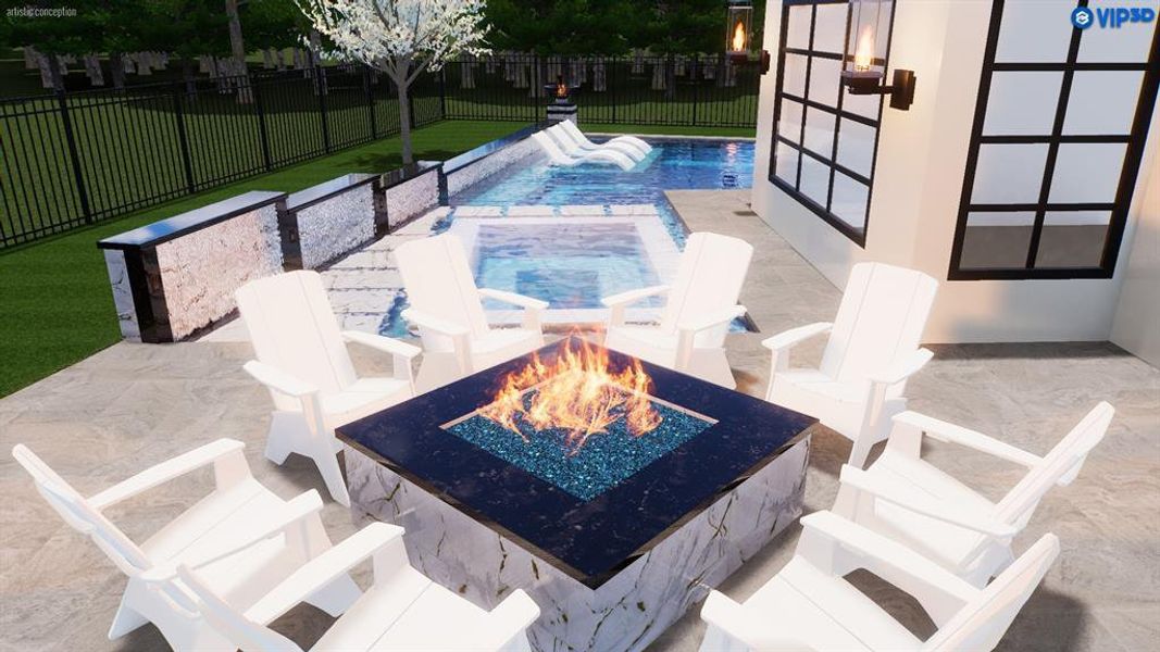 ** VIRTUAL POOL RENDERING ONLY **