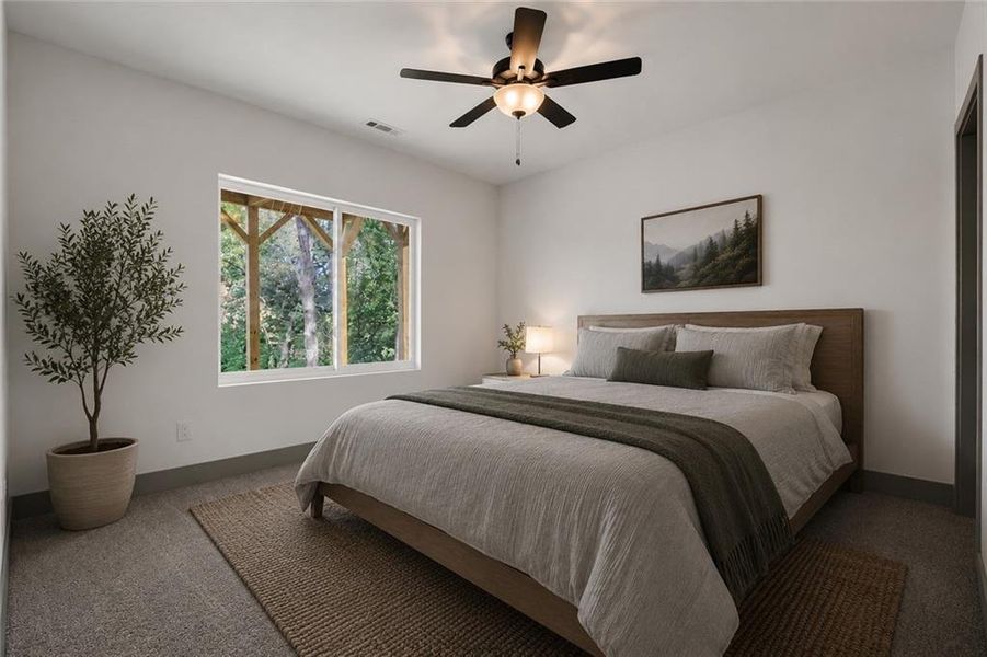 Furnished interior view inside a new home in , Ellijay (Image 17).