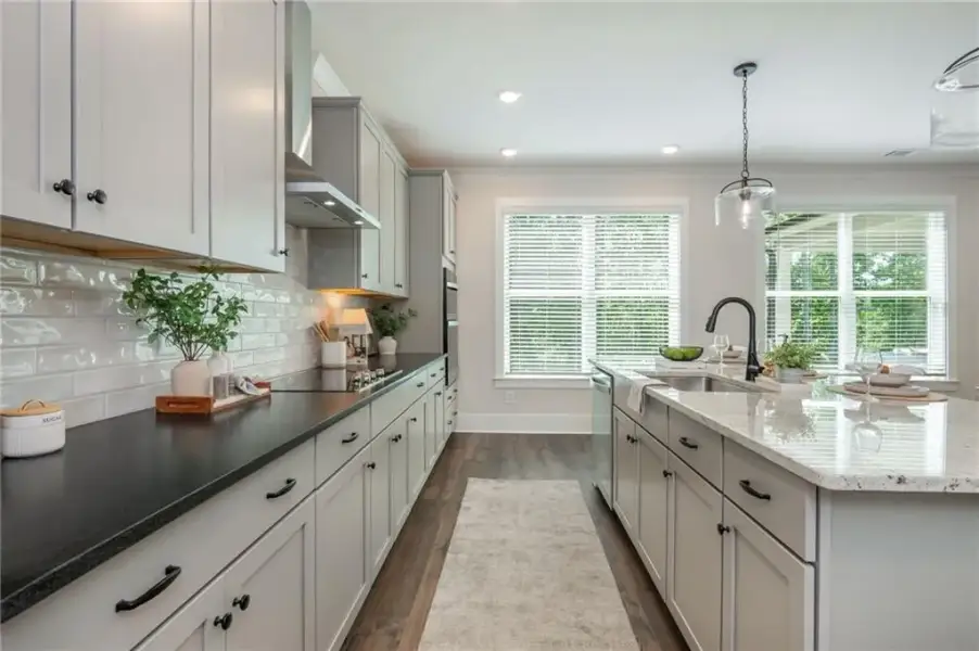 Furnished interior view inside a new home in , Flowery Branch (Image 57).